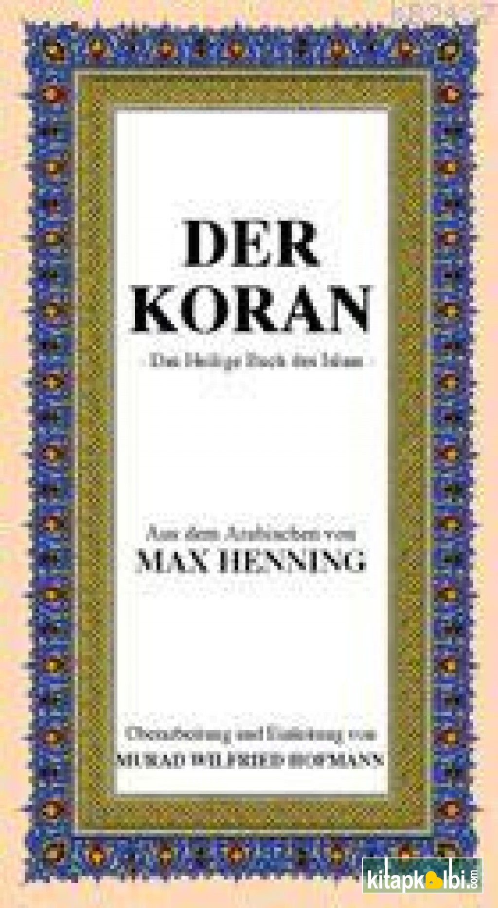 Der Koran Orta Boy ( Almanca K. Kerim Meali )