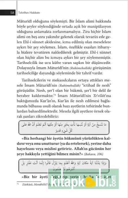 Tahriften Hakikate