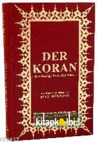 Der Koran-Orta Boy Ciltli İthal Kağıt ( Almanca Kuranı Kerim Meali )