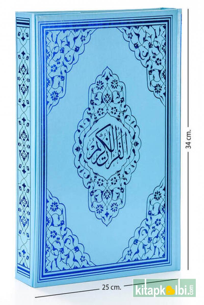 Cami Boy Kuranı Kerim Mavi 125M