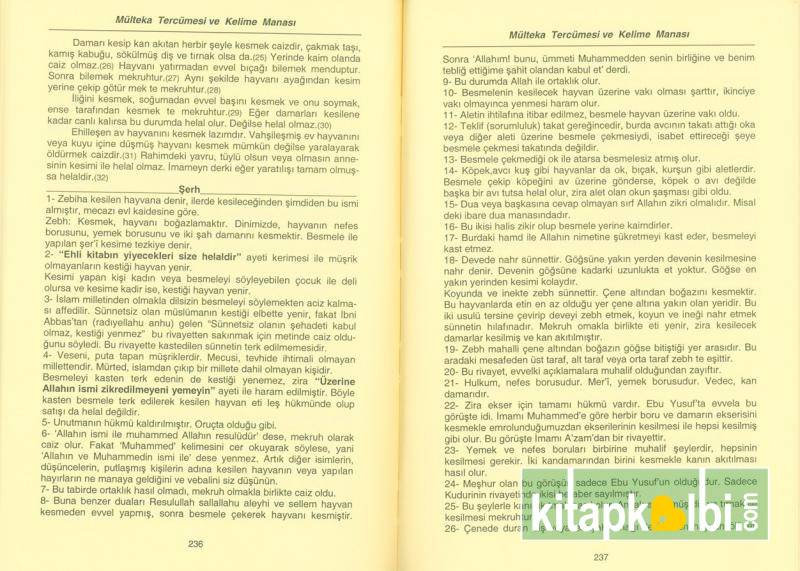 Sorulu Cevaplı Mülteka Tercümesi İslam Fıkhı 5 Tk