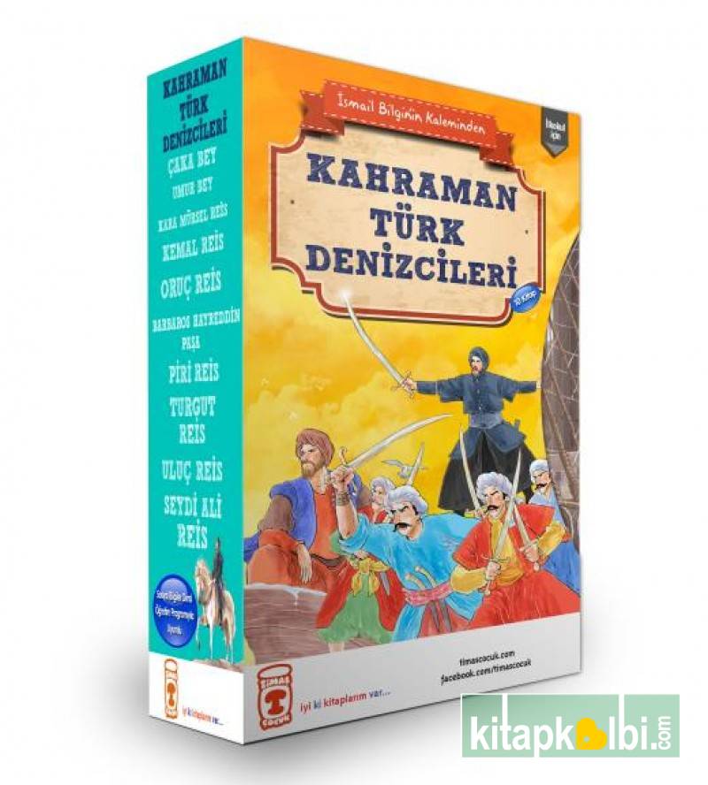Kahraman Türk Denizciler Seti 10 Kitap
