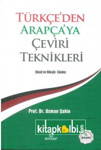 Türkçeden Arapçaya Çeviri Teknikleri