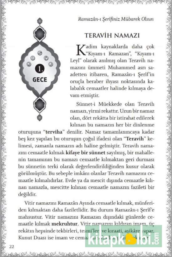 Ramazanı Şerif Ajandası 
