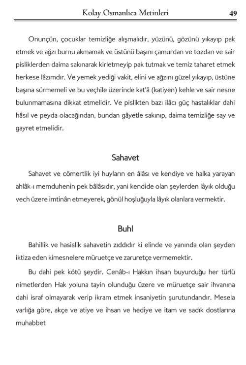 Kolay Osmanlıca Metinleri 2