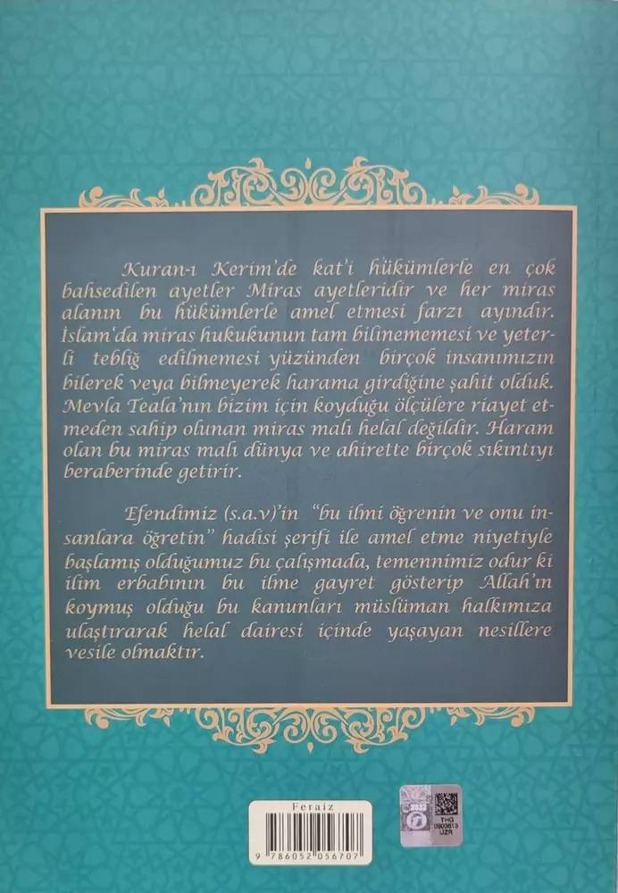 İslamda Miras Hukuku FERAİZ