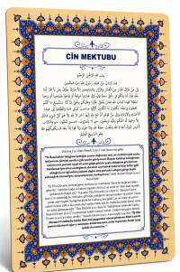 Cin Mektubu Kartı Pvc Büyük Boy