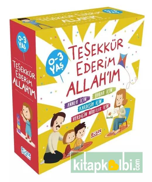 Teşekkür Ederim ALLAHIM Set 4 Kitap