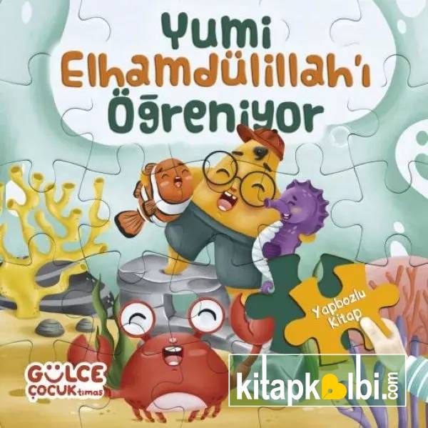 Yumi Elhamdülillahı Öğreniyor Yapbozlu Kitap
