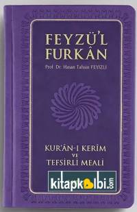 Feyzü'l Furkan Kur'ân-ı Kerîm ve Tefsirli Meali (Sempatik Cep Boy - Ciltli) Lila