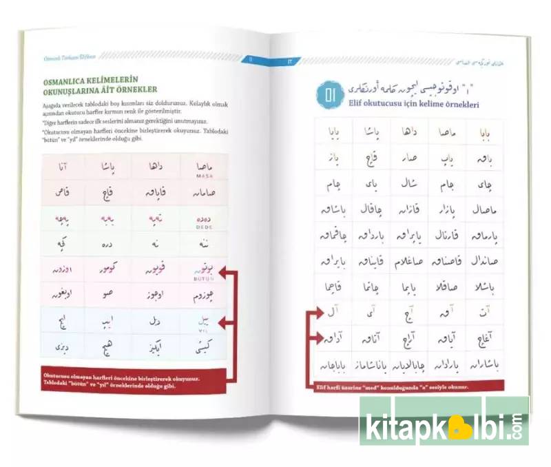 Osmanlıca Türkçesi Elifbası Rika Hat