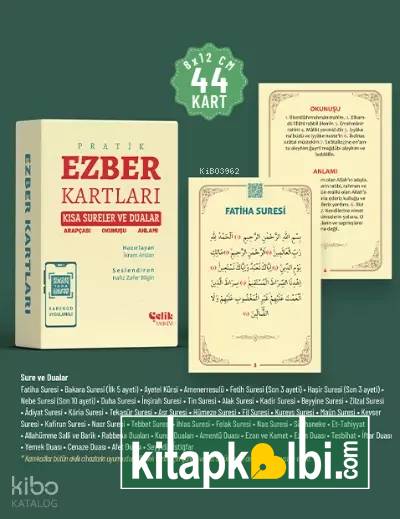 Ezber Kartları Kısa Sureler ve Dualar