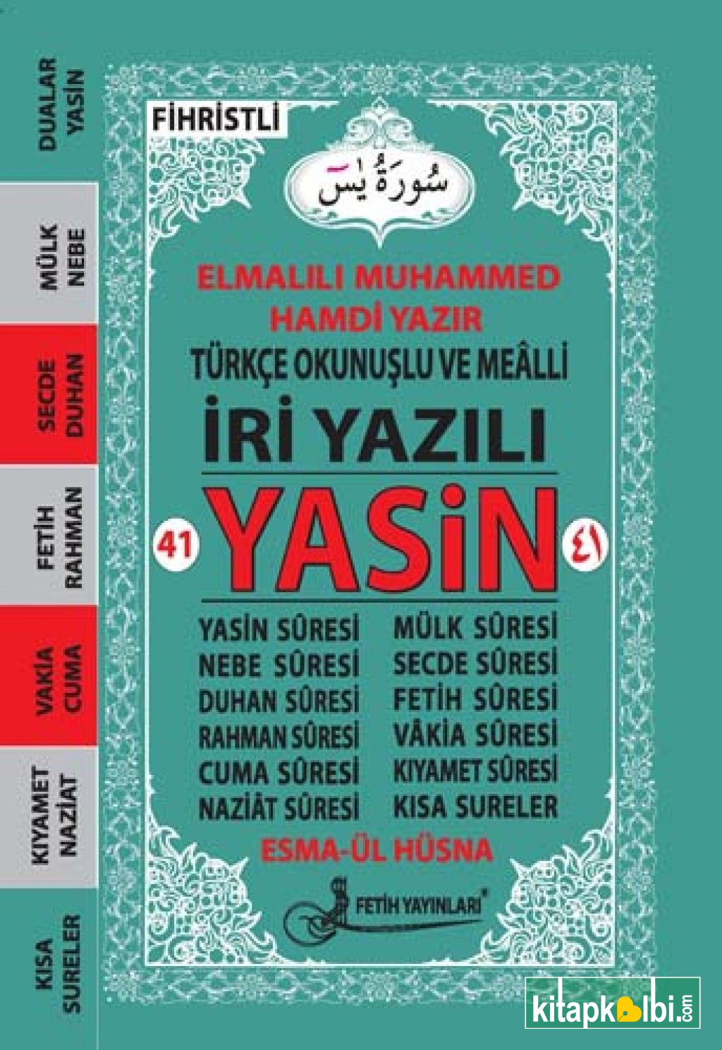 Çanta Boy İri Yazılı Yasini Şerif