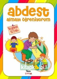 Abdest Almayı Öğreniyorum Erkek Boyama 3 7 Yaş