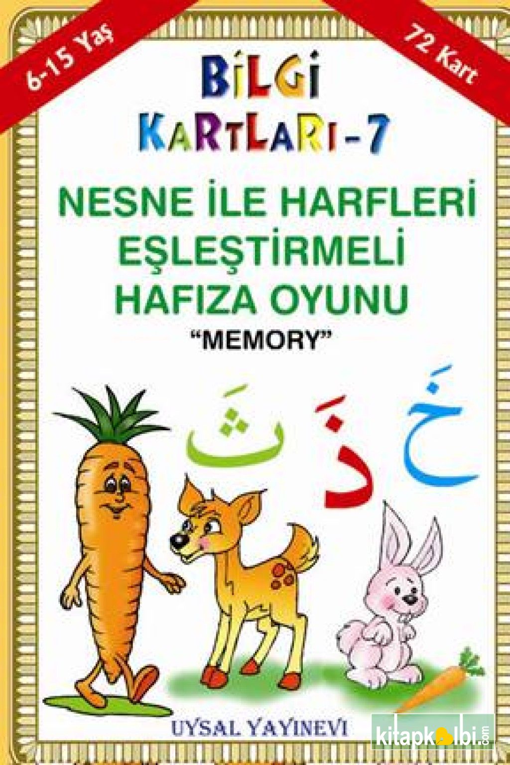 Bilgi Kartları 7 Nesne İle Harfleri Eşleştirmeli