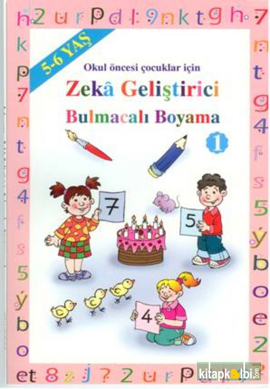 Zeka Geliştirici Bulmacalı Boyama 5-6 Yaş