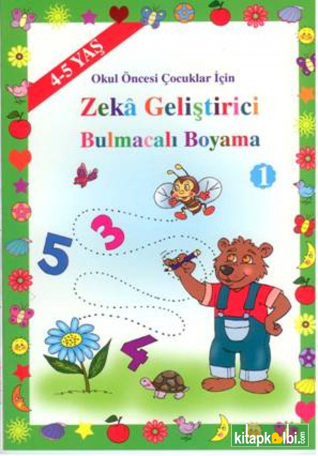 Zeka Geliştirici Bulmacalı Boyama 4-5 Yaş