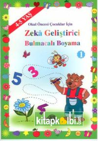 Zeka Geliştirici Bulmacalı Boyama 4-5 Yaş