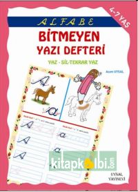 Alfabe Tükenmeyen Yazı Defteri 4-7 Yaş