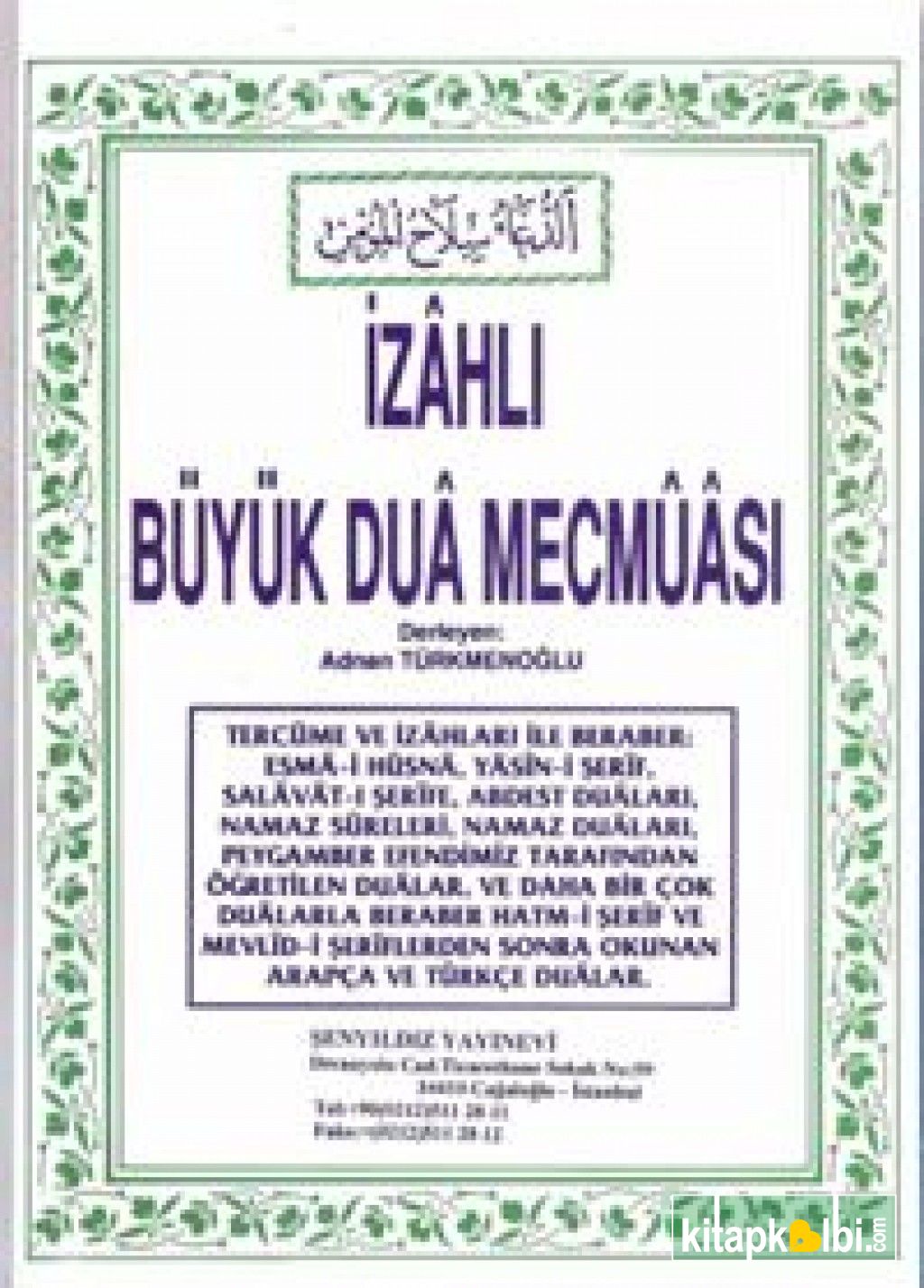 İzahlı Büyük Dua Mecmuası