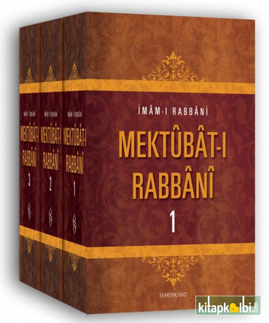 Mektubatı Rabbani Tercümesi 3 Cilt Takım