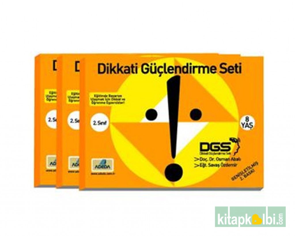 Dikkati Güçlendirme Seti 8 Yaş 2 Sınıf 3 Kitap Takım