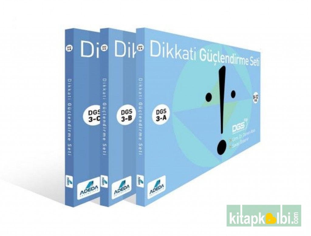 Dikkati Güçlendirme Seti DGS-3 3 Kitap  8-12 Yaş