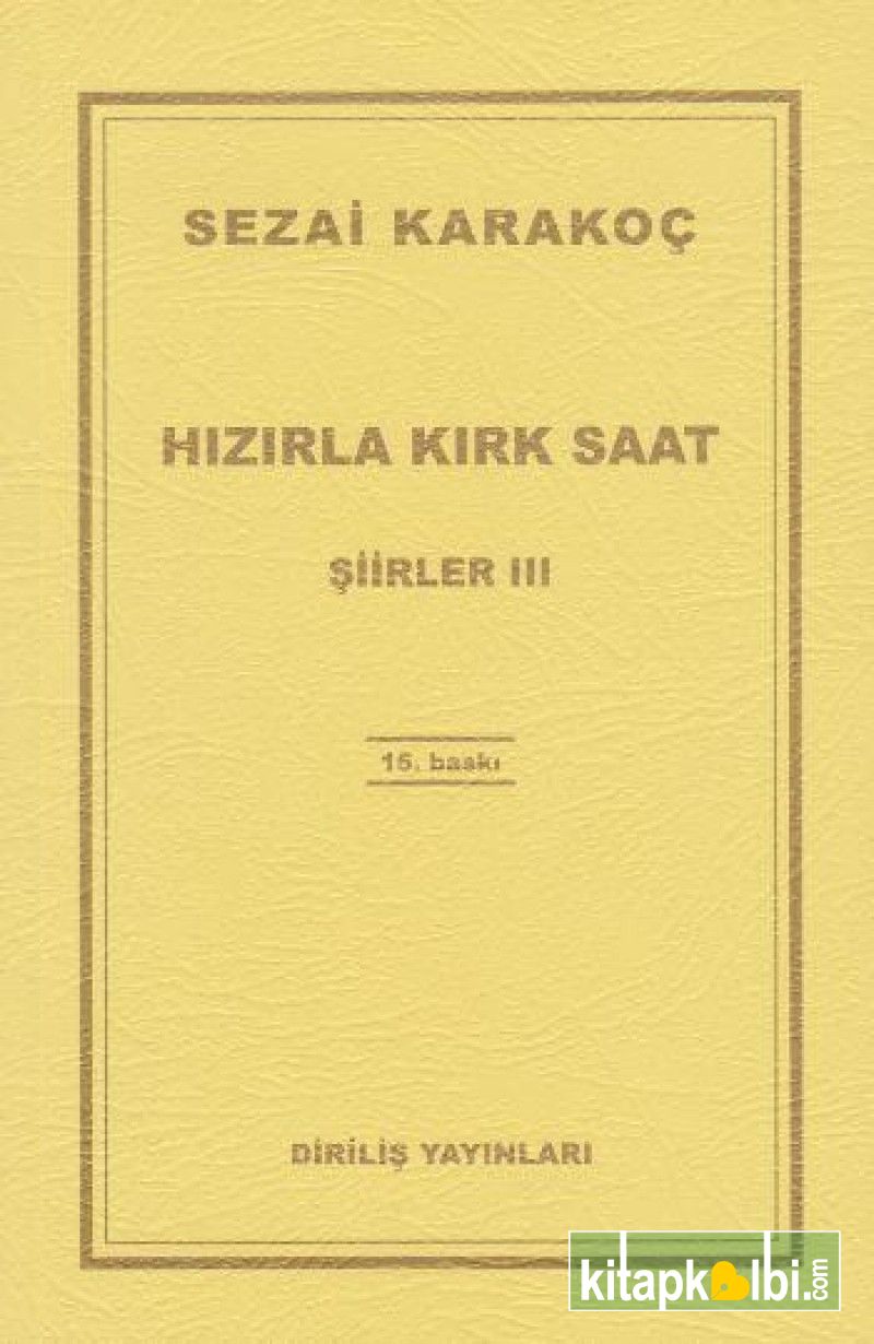 Hızırla Kırk Saat Şiirler 3