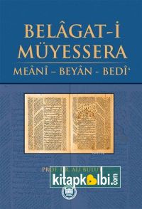 Belagati Müyessera Meani Beyan Bedi