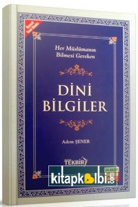 Dini Bilgiler Ciltli ivory Kağıt