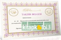 Çerçeveli Takdir Belgesi