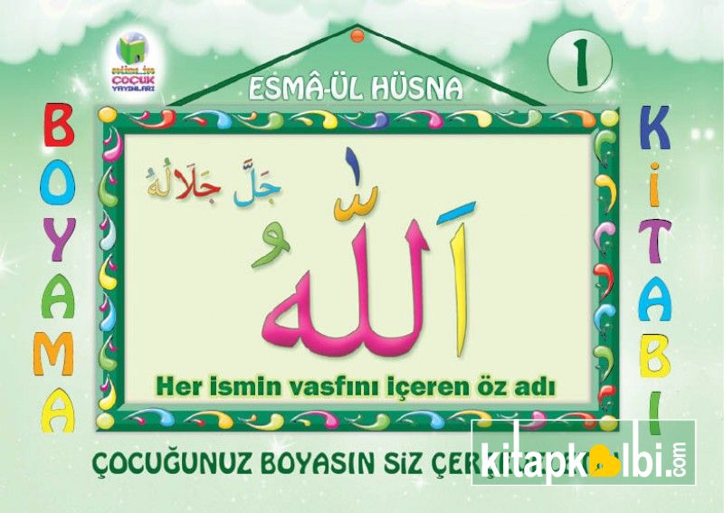 Esmaül Hüsna Boyama Seti 3 Kitap