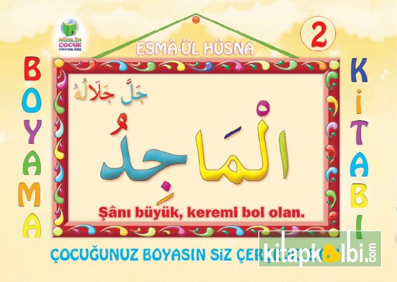 Esmaül Hüsna Boyama Seti 3 Kitap