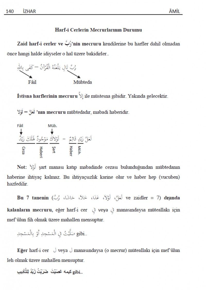 Arapça Dilbilgisi Nahiv Zeynep Atay