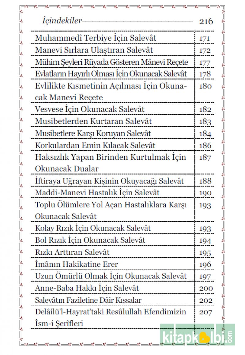 Faziletleriyle Salevatı Şerifeler