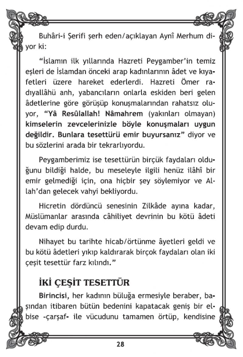 İslami Tesettür Tesettür-i Şeri