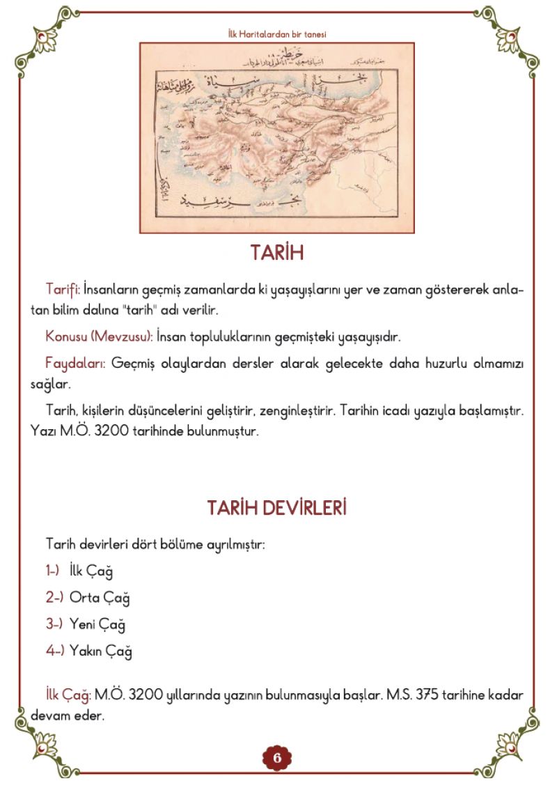 Hiranur Eğitim Serisi Tarih Kitabı