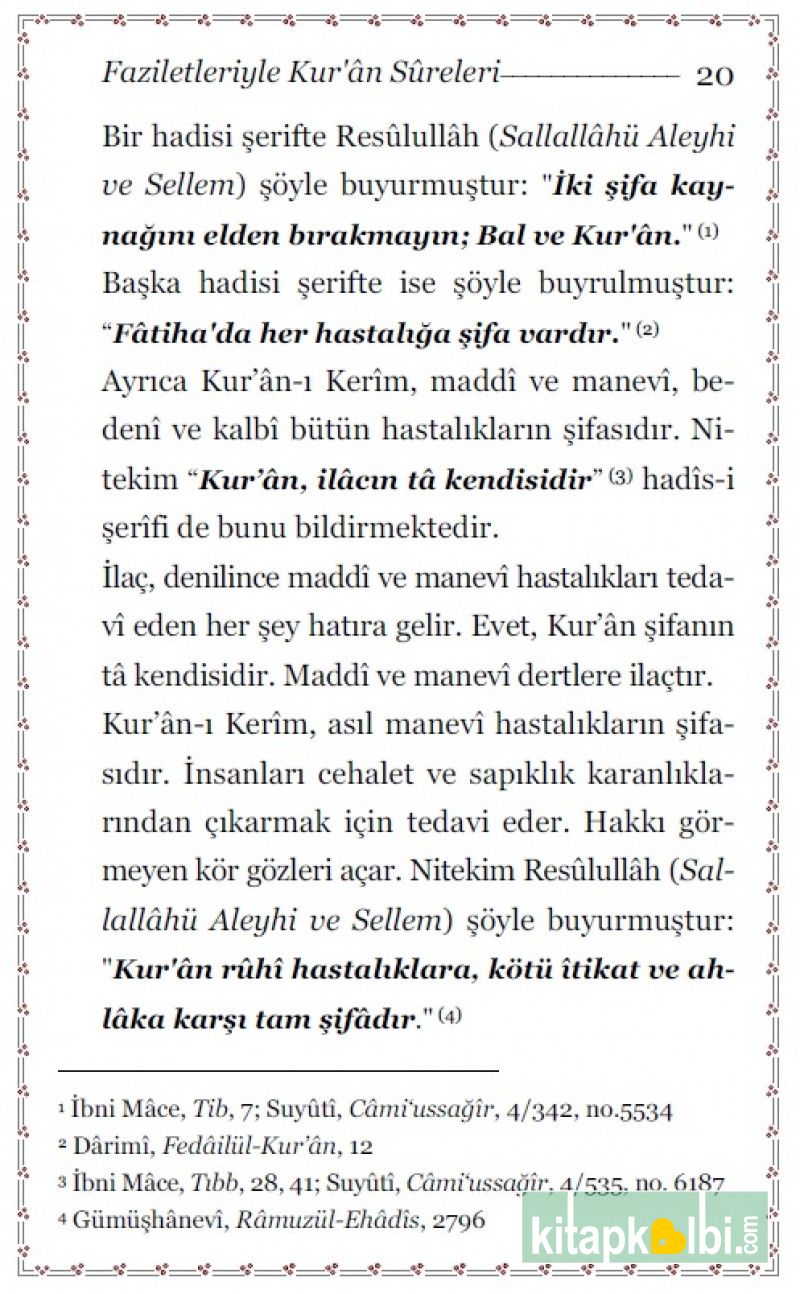 Faziletleriyle Sureler
