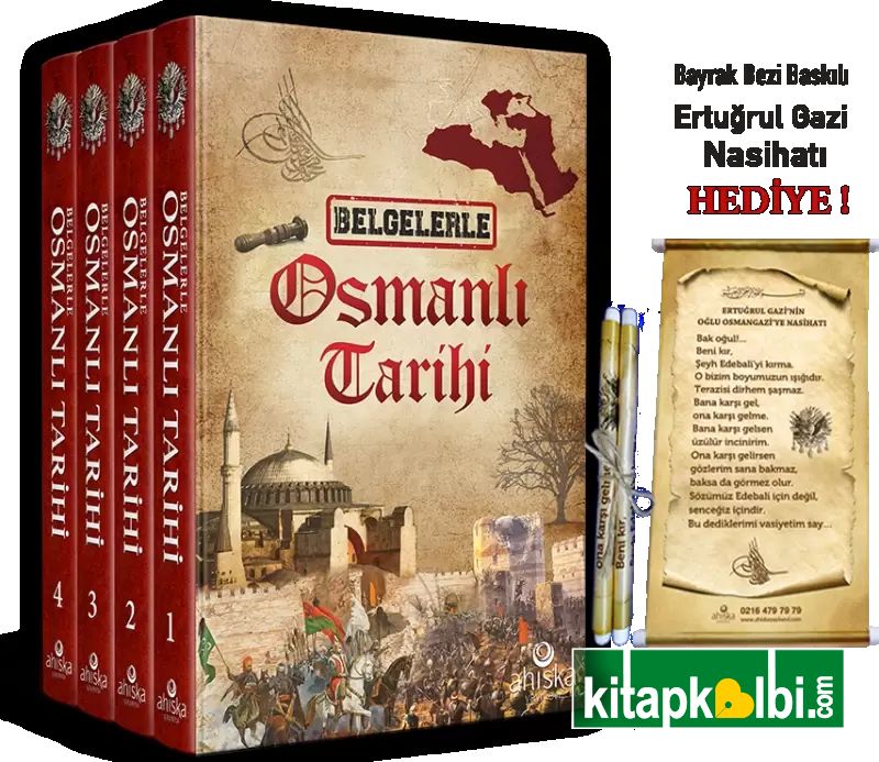 Belgelerle Osmanlı Tarihi 4 Cilt Takım