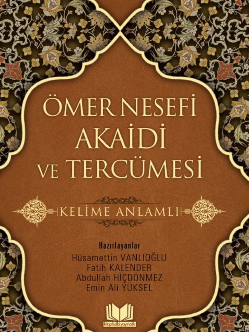 Ömer Nesefi Akaidi Kelime Anlamlı Heyet