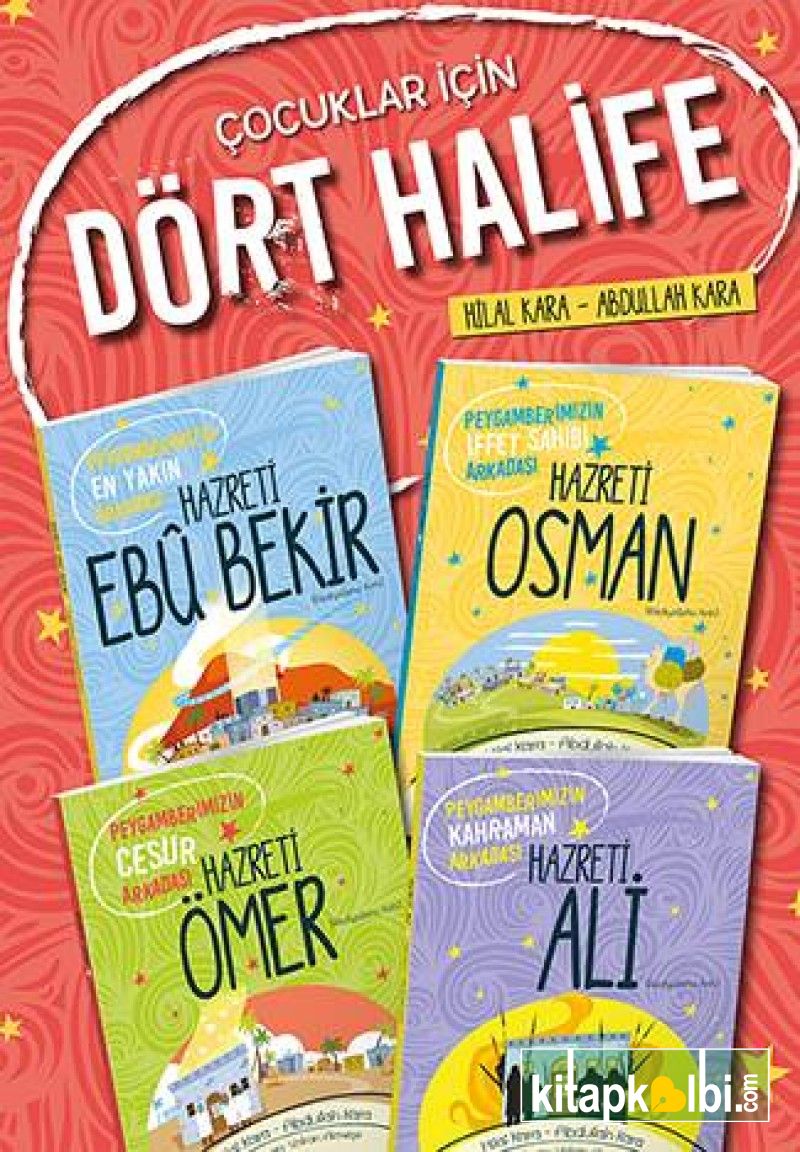 Çocuklar İçin Dört Halife Seti 4 Kitap