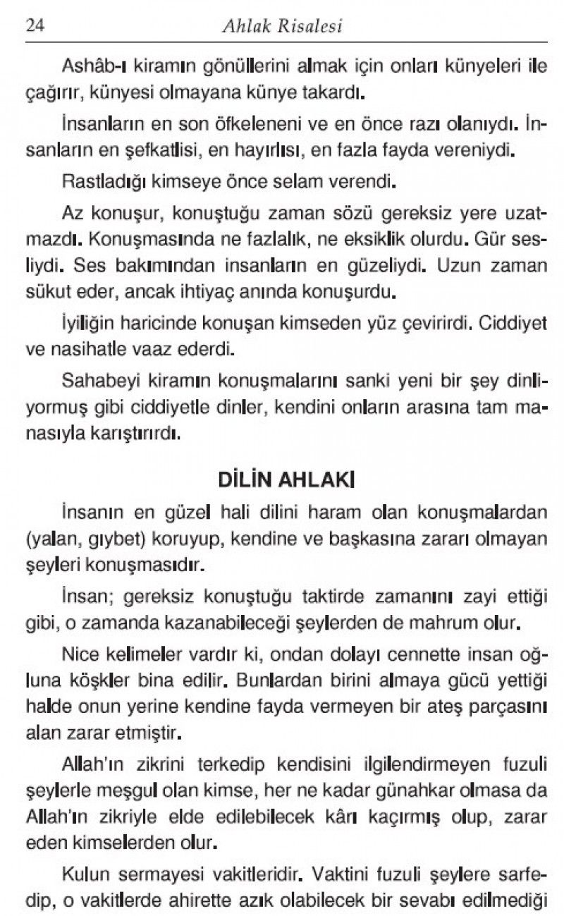 Ahlak Risalesi