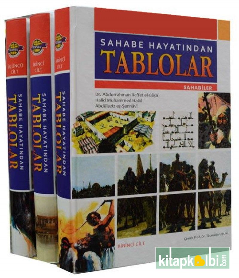 Sahabe Hayatından Tablolar 3 Cilt Takım