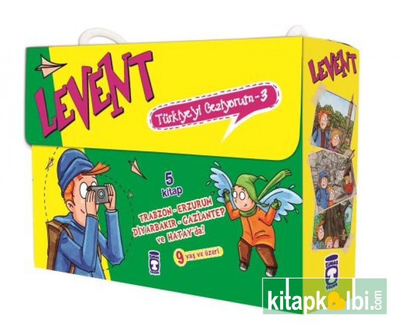 Levent Türkiyeyi Geziyorum 3 Set 5 Kitap