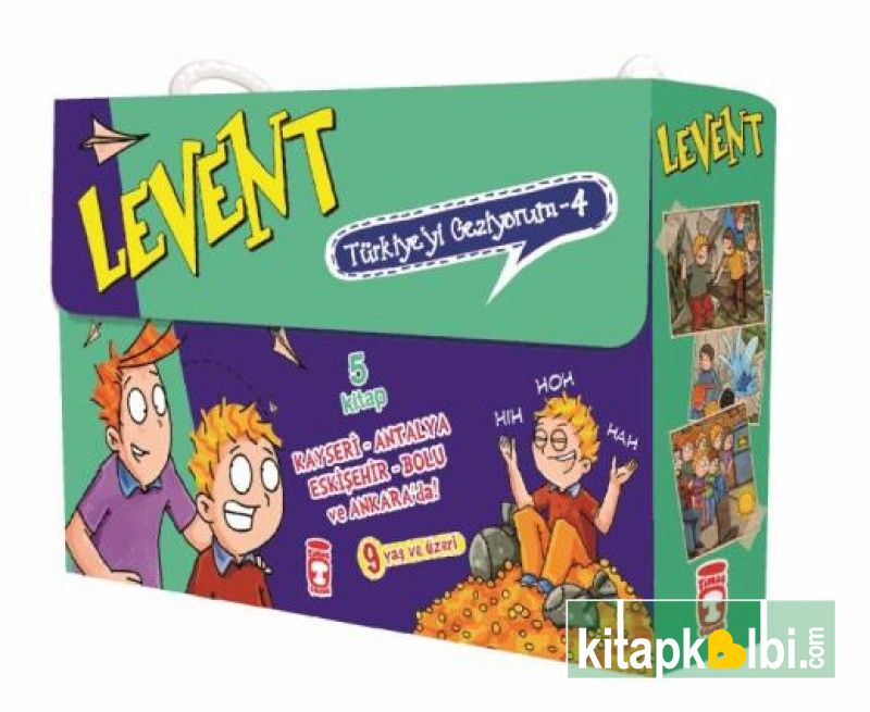 Levent Türkiyeyi Geziyorum 4 Set 5 Kitap