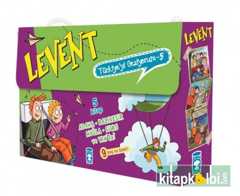 Levent Türkiyeyi Geziyorum 5 Set 5 Kitap