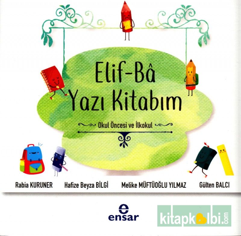 Elifba Yazı Kitabım Okul Öncesi ve İlkokul