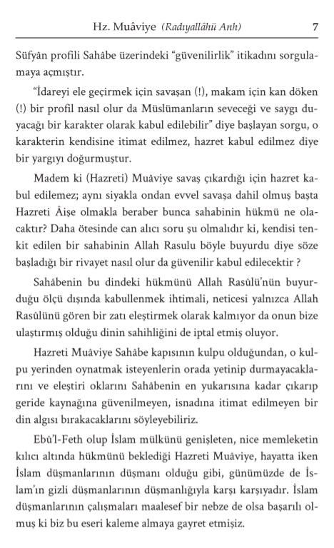 Emirül Müminin Muaviye bin ebu Süfyan