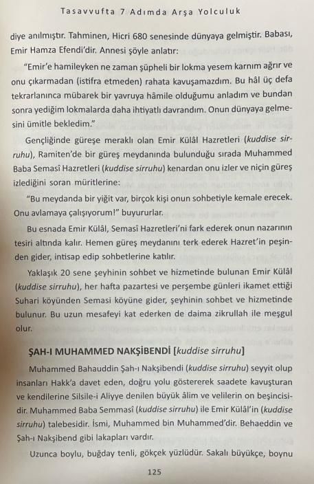 Tasavvufta 7 Adımda Arşa Yolculuk