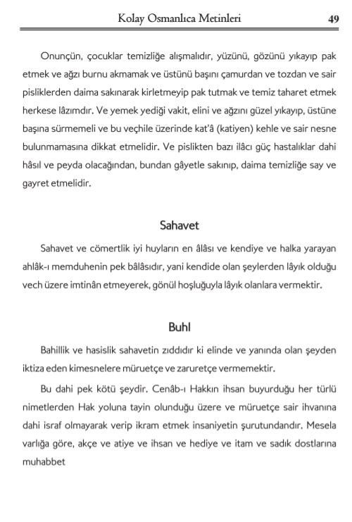 Kolay Osmanlıca Metinleri 2